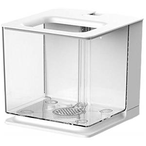 Spactz Betta Fish Tank Acquario Serbatoio per pesci facile da cambiare l'acqua in plastica acrilica autopulente piccola ()