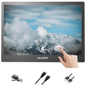 LILLIPUT FA1330 - Schermo touch screen capacitivo da 13,3 pollici, 3D LUT con protezione solare, 4K HDMI 1920X1080 IPS con protezione solare, per studi industriali o cinematografici