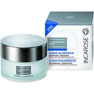 Incarose Concentrati Puri Crema Viso Acido Ialuronico 50ml - Trattamento concentrato, non untuoso e rapido assorbimento