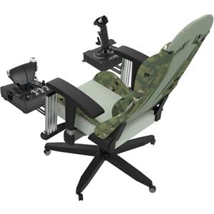 EG STARTS 2 x Joystick Chair Mount Flight Sim Game Joystick, Throttle & Hotas Systems Utilizzare per Logitech G X56, X52, X52 Pro, Thrustmaster T-Flight Hotas, Thrustmaster TCA, T.16000M