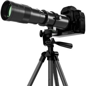 BENOISON Teleobiettivo per Canon RF - 420-800mm F8.3 Zoom, (MF) Messa a Fuoco Manuale, Obiettivo RF per Canon EOS R, Ra, RP, R3, R5, R5 C, R6, R6 Mark II, R7, R8, R10, R50, R100 (per Canon RF)