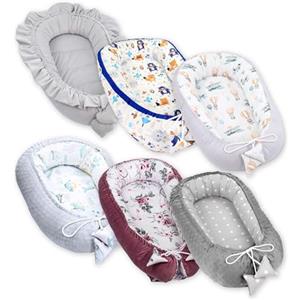 Totsy Baby Riduttore lettino neonato - 90x50 cm baby nest trasportabile per neonati nido culla pod cocoonababy babynest antisoffoco Variante casuale