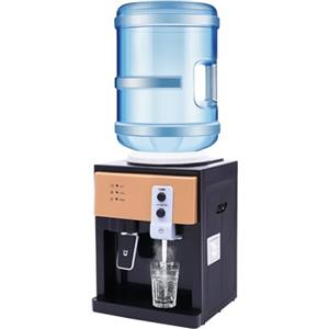 DaiJiubu Distributore di acqua calda elettrico distributore di acqua calda e fredda per casa, ufficio, bottiglia d'acqua fredda e calda, 550 W