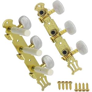Changyeah Teste della Macchina,2 Accordatori per chitarra classica,Pin meccanici per chitarra,Pin di accordatura chitarra classica,Pin di accordatura