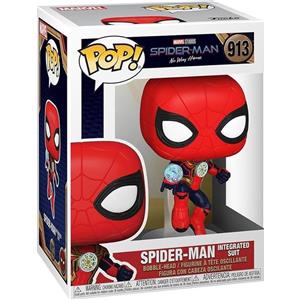 Funko Pop! Marvel: Spider-Man - (Integrated Suit) - Figura in Vinile da Collezione,Eta 13+