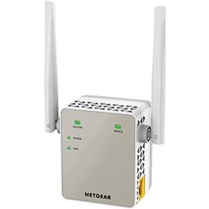 NETGEAR EX6120 Ripetitore WiFi AC1200 Mbps, 1 Porta Gigabit Ethernet, WiFi Potente per Casa, Amplificatore WiFi Extender, WiFi Booster, Compatibile con Tutti i Box Internet