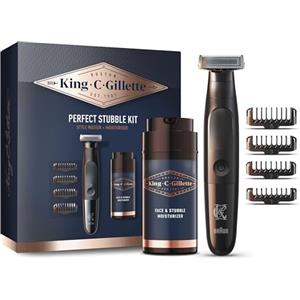 King C. Gillette Style Master KIT REGOLABARBA UOMO e CREMA IDRATANTE VISO E BARBA, Ideale per la Cura della Barba, Confezione IDEA REGALO, Set Barba Uomo PROFESSIONALE