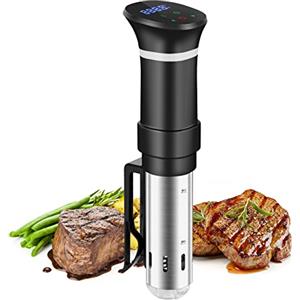 Vpcok Direct Roner Cucina a Bassa Temperatura Sous Vide Roner Professionale Slow Cooker Roner Cottura a Bassa Temperatura 1000W per Carne Rossa Pollo Pesce con Ricettario