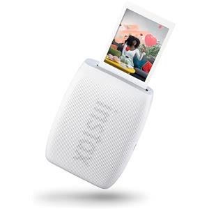 instax Fujifilm Instax mini Link 3 Clay White - Mini Stampante per Smartphone, Stampa ad Alta Velocità, Effetti AR 3D Integrati, Modalità Click to Collage, Dimensioni Immagine 62 x 46 mm