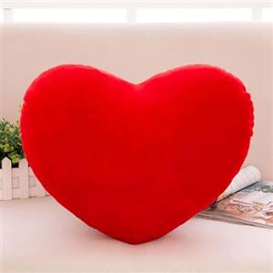 Skyearman Cuscino a forma di cuore, grande cuscino a cuore rosso, cuscino decorativo decorativo a forma di cuore in peluche per il soggiorno, il letto, la camera dei bambini (rosso, 40 cm)