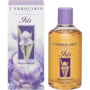 L'Erbolario Iris Bagnoschiuma 250 ml - Detergente Delicato con Aminoacidi di Grano e Mandorle Dolci