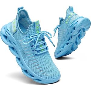 Dannto Scarpe da Corsa da Uomo e da Donna, Leggere, Traspiranti, Antiscivolo, per Palestra, Fitness, attività all'aperto, alla Moda, Blu Scuro,38 EU