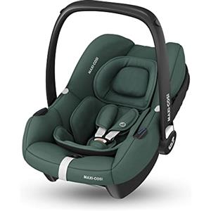 Maxi-Cosi CabrioFix i-Size, Seggiolino auto neonato, 0-12 mesi, 0-12 kg, Seggiolino auto Isofix leggero (3,2 kg), Capottina ampia, Seduta ultra imbottita, Riduttore Neonato, Essential Green