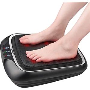 RENPHO Massaggiatore con calore, Macchina per Massaggiatore Elettrico per Piedi Shiatsu per Schiena per Impastare a Caldo per Gambe