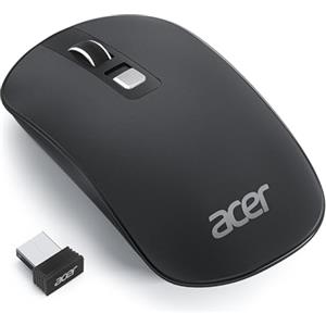 acer Mouse wireless, mouse ottico a 4 pulsanti programmabile a 2,4 GHz 1600 DPI, ambidestro ed ergonomico, connessione o ricevitore USB multi-dispositivo per laptop/computer/telefono/tablet