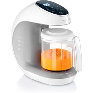 Sweety Fox Cuocipappa Mixer Multifunzione 7-in-1 per Bébé - Vapore, Mixer, Pulse, Pulizia Automatica, Sterilizzato, Riscalda, Scongela - Robot Cucina Multifunzione