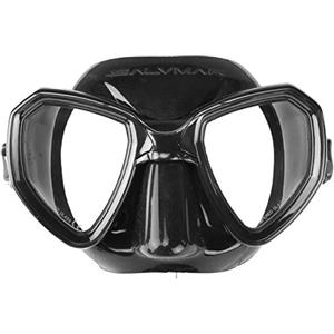 SALVIMAR Morpheus, Maschera Unisex Adulto, Nero/Nero