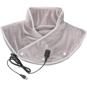 Xujuika Cuscino Termico Cervicale, Scialle Riscaldato Donna Usb, Cuscinetto Riscaldante Per Collo E Spalle, Termoforo Cervicale E Spalle Per Microonde, 3 Impostazioni Di Calore, Antisurriscaldamento