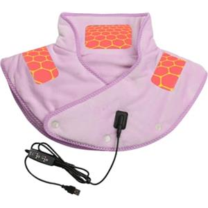 Xujuika Cuscino Termico Cervicale, Scialle Riscaldato Donna Usb, Cuscinetto Riscaldante Per Collo E Spalle, Termoforo Cervicale E Spalle Per Microonde, 3 Impostazioni Di Calore, Antisurriscaldamento