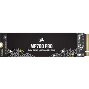 Corsair MP700 PRO 2TB M.2 PCIe Gen5 x4 NVMe 2.0 SSD - M.2 2280 - Fino a 12.400MB/sec in Lettura Sequenziale - NAND TLC ad Alta Densità - Nero
