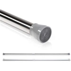 Springreen Asta Telescopica - Bastone Tenda Universale Estensibile per Doccia, Gardinenstange, Asta di Sospensione - Bastone per Bagno, Box Doccia, Appendiabiti, per Stabilità e Installazione Facile