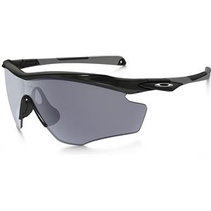 Oakley M2 frame xl nero lucido lenti grigio