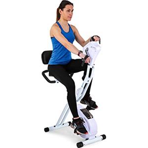 Capital Sports Azura - Full Body Comfort, X-Bike/Cyclette Mani e Piedi, Cardiotrainer, Cardio-Bike, Volano: 7,5 kg, MagResist: Resistenza Magnetica (8 Livelli) (Argento)