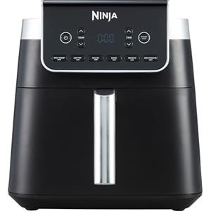 Ninja Friggitrice ad Aria MAX, 6.2L Digitale, 5 in 1, Antiaderente, Cottura Senza Olio, per Arrostire, Cuocere al Forno, Formato Famiglia, Cestello e Piastra Lavabili in Lavastoviglie, Grigio AF180EU