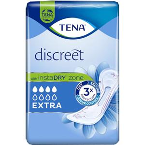 TENA Assorbente Incontinenza Leggera Discreet Extra - 10 Pezzi con Tecnologia InstaDRY