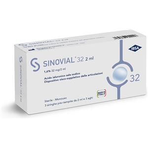 Striga Intra-articolare Sinovial 32 + Ago Gauge 21 3 Pezzi