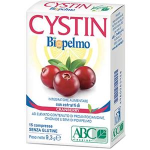 A.B.C. TRADING Biopelmo Cystin - Integratore Alimentare per Vie Urinarie con Cranberry e Ononide, 15 Compresse