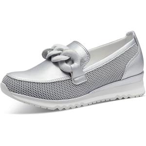 MARCO TOZZI Donna 2-24720-44 Sneaker, Argento, 41 EU, Argento, 41 EU