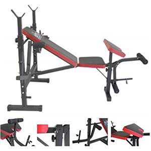 FFitness Panca Multifunzione Palestra Casa Addominali Pettorali Glutei Polpacci Dip Station Stazione FLMD758N
