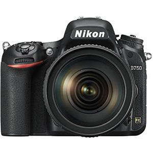 Nikon D750 + Nikkor 24/120 VR Fotocamera Reflex Digitale, 24.3 Megapixel, Monitor Basculante, Full HD, Wi-Fi, Nero