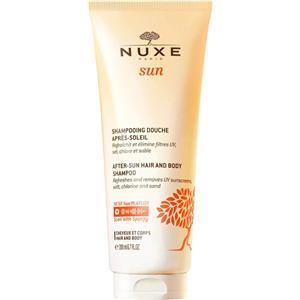 Nuxe Shampoo Doccia Doposole 200ml - Deterge delicatamente corpo e capelli, elimina sale e cloro, profumo di Arancia dolce