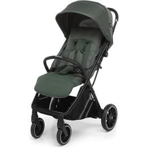 Foppapedretti Passeggino Compatto Olimpic, per bambini 0-22 Kg (0-4 anni), Chiusura ad 1 mano, Self-Standing, Ruote Ammortizzate, Tessuto UPF50+, Cerniere Resistenti Acqua, Trasportabile, Green