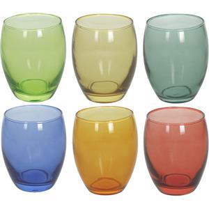 Tognana Porcellane Glass Multicolore 6 pz 400 ml