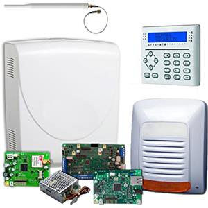 Bentel Security - Kit Allarme Casa Professionale Antifurto Absoluta Plus ABS48 Zone + Scheda IP - Con cavo elettrico, Wireless