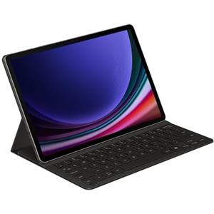 SAMSUNG Book Cover Keyboard Slim Custodia per tablet con tastiera per Galaxy Tab S9 | S9 FE, Nero