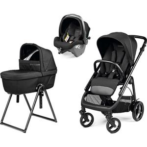 Peg Perego Trio Peg Perego Veloce con Culla Belvedere e Primo Viaggio Slk True black True black