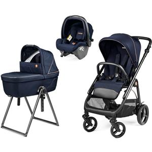 Peg Perego Trio Peg Perego Veloce con Culla Belvedere e Primo Viaggio Slk Blue shine Blue shine
