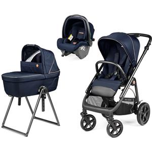 Peg Perego Trio Peg Perego Veloce TC Con Culla Belvedere e Primo Viaggio Slk Blue shine