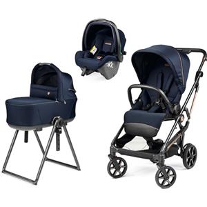 Peg Perego Trio Peg Perego Vivace con Culla Flex e Primo Viaggio Slk Blue shine