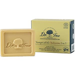 Dr. Tree | Shampoo Solido 2 in 1 Nutriente | Shampoo + Balsamo Ecologico | Capelli Danneggiati e Fragili | Senza Solfati SLE, SLS, Senza Parabeni, Senza Siliconi | Certificato ECOCERT