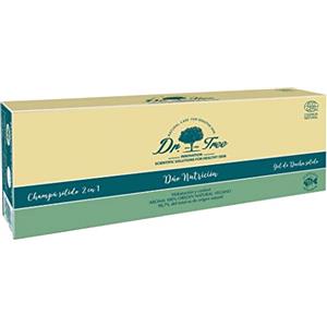 Dr. Tree | Duo Solidi Nutrizione | Shampoo Solido Nutrizione + Gel Doccia Nutriente | Senza Solfati SLE, SLS, Senza parabeni | Nutre, Rivitalizza e Protegge | 75gr + 120gr