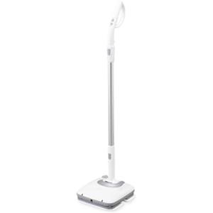 Iris Ohyama Woozoo, Lavapavimenti senza filo, 900 vibrazioni/min, Autonomia 70 min, Multidirezionale, Per tutti i tipi di pavimento - Cordless Rechargeable Electric Mop IC-M01 - Bianco