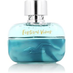 Hollister Festival Vibes for Him Eau de Toilette 100 ml - Fragranza Aromatica Fougère con Note Marine e Ananas