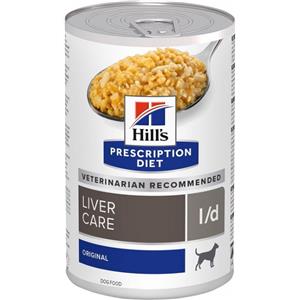 Hill's Prescription Diet l/d - Alimento Umido per Cani 370g, Supporto per la Salute del Fegato