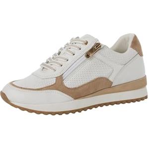 MARCO TOZZI Damen Sneaker 2-23719-44, Scarpe da Ginnastica Donna, White/Pink, 36 EU
