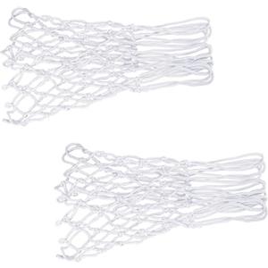 JIHUOO 2 Pz Mini Reti Da Pallacanestro Piccolo Canestro Da Pallacanestro Net Ricambio 8 Loop Nylon Basket Net per Bambini Att